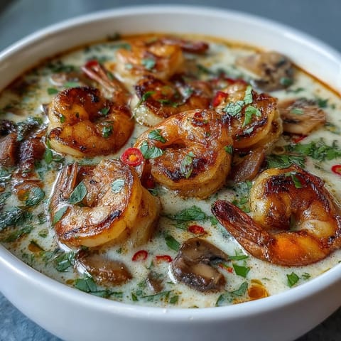 Thai Coconut Shrimp Soup