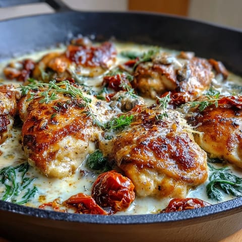 Creamy Tuscan Chicken Dish