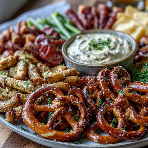 Game Day Baseball Snack Board