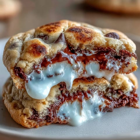 Smores Brownie Mix Cookies