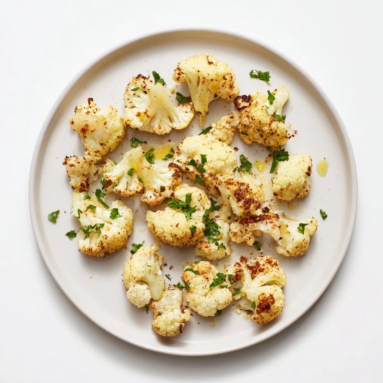 Caramelized cauliflower, fluffy and tender, perfect for a healthy, flavorful gluten-free snack.