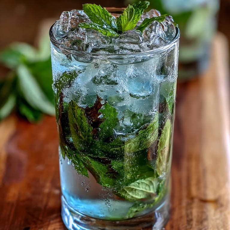 Vibrant Mint Julep Mocktail featuring bright mint syrup, lemon juice, and crushed ice, served in classic julep cups for Southern charm.